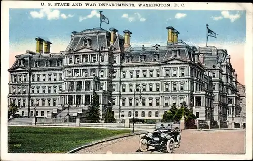 Ak Washington DC USA, US-Außen- und Kriegsministerium