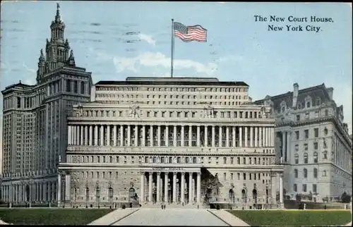 Ak New York City USA, Das neue Gerichtsgebäude