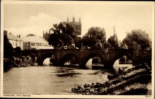 Ak Hereford West Midlands England, Wye Bridge