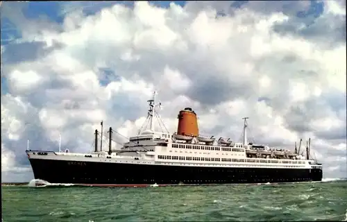 Ak Vierschrauben Passagierschiff TS Bremen, Dampfer, Norddeutscher Lloyd