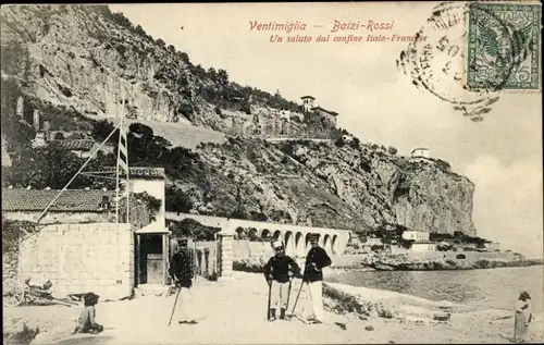 Ak Grimaldi di Ventimiglia Liguria, Balzi Rossi