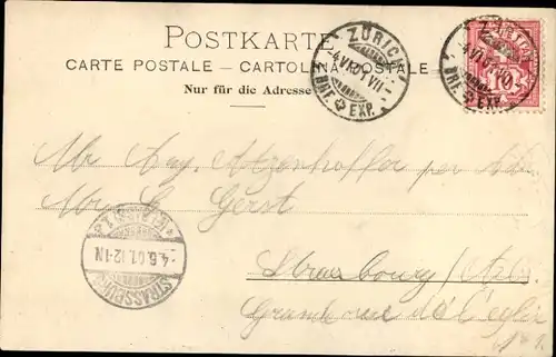 Ak Zürich Stadt Schweiz, Ansicht vom Albisgütli