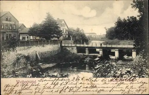 Ak Wolfenbüttel in Niedersachsen, Brücke