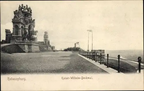 Ak Syburg Dortmund Nordrhein Westfalen, Hohensyburg, Kaiser-Wilhelm-Denkmal