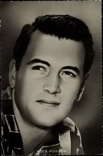 Ak Schauspieler Rock Hudson, Portrait