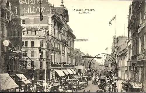 Ak London City England, Oxford Street