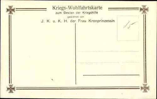 Ak Söhne des Kronprinzenpaares in Feldgrau, Prinz Wilhelm, Louis Ferdinand, Hubertus, Friedrich