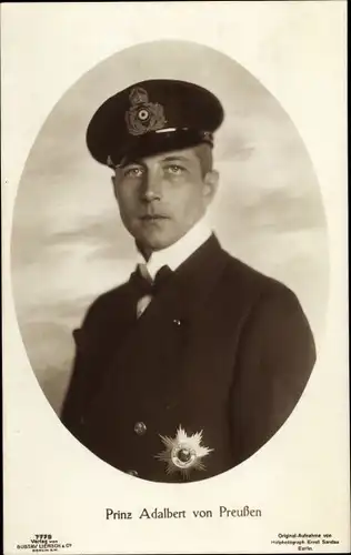 Ak Prinz Adalbert von Preußen, Portrait in Uniform, Orden