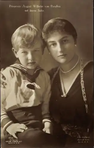 Ak Prinz Alexander Ferdinand, Prinzessin August Wilhelm von Preußen, Alexandra Victoria