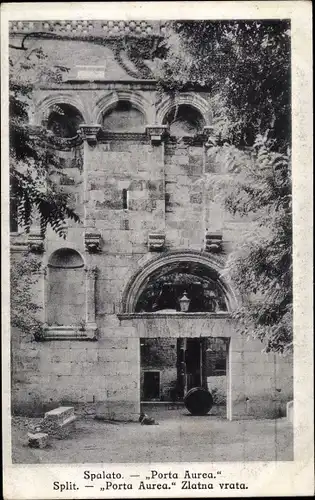 Ak Split Spalato Kroatien, Porta Aurea