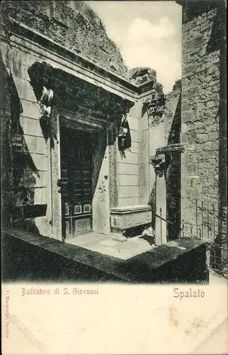 Ak Split Spalato Kroatien, Battistero di S. Giovanni