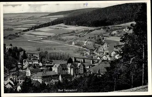 Ak Bad Salzschlirf in Hessen, Panorama