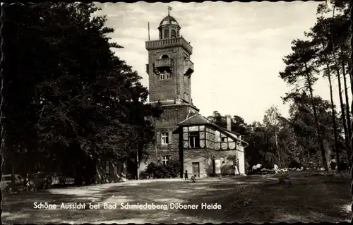 Ak Bad Schmiedeberg in der Dübener Heide, Schöne Aussicht, Aussichtsturm, Gastwirtschaft