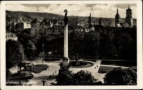 Ak Stuttgart in Württemberg, Schlossplatz