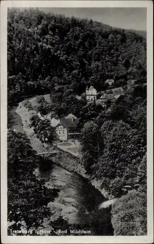 Ak Treseburg Thale im Harz, Bad Wildstein, Bodetal