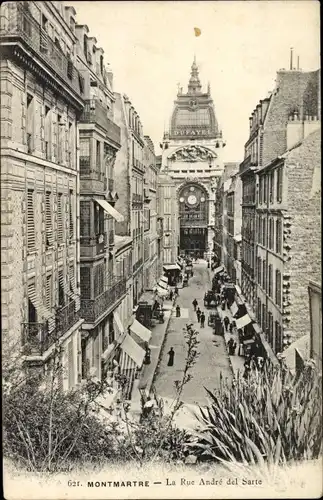 Ak Paris XVIII. Montmartre, Rue André del Sarte