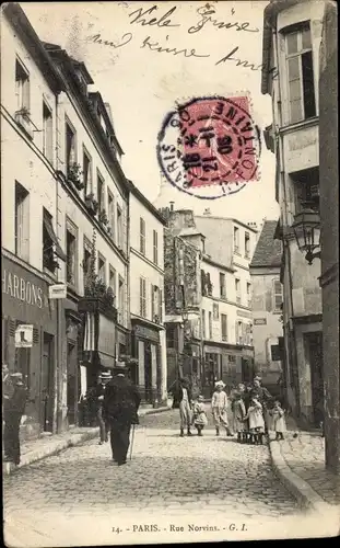 Ak Paris XVIII. Montmartre, Rue Norvins