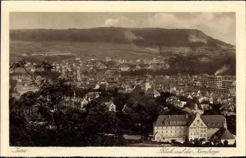 Ak Jena in Thüringen, Totalansicht, Kernberge