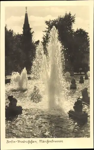 Ak Berlin Friedrichshain, Märchenbrunnen