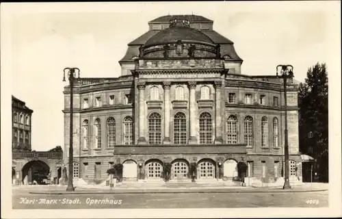Ak Karl Marx Stadt Chemnitz in Sachsen, Opernhaus