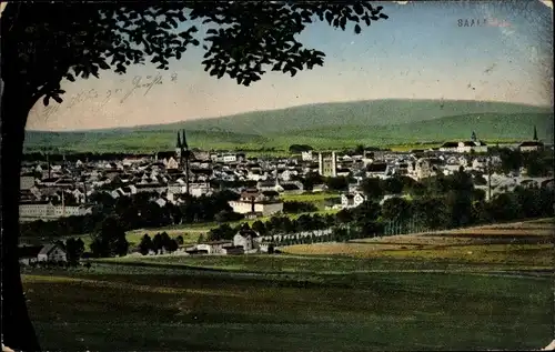 Ak Saalfeld in Thüringen, Gesamtansicht