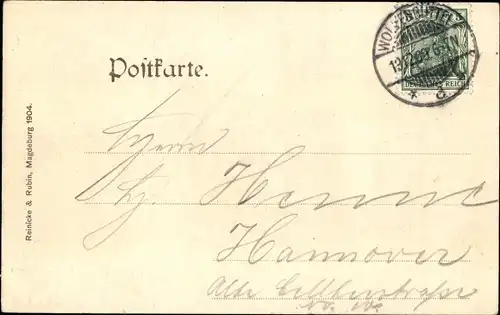 Ak Wolfenbüttel in Niedersachsen, Lessinghaus