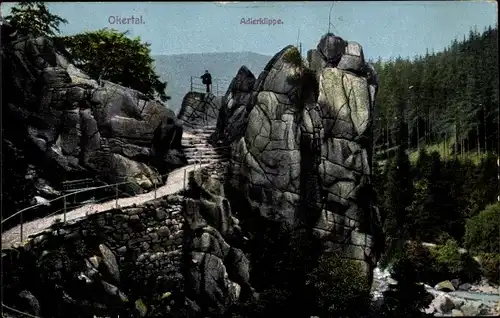 Ak Oker Goslar am Harz, Okertal, Adierklippe