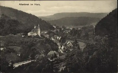 Ak Altenbrak Thale im Harz, Panorama