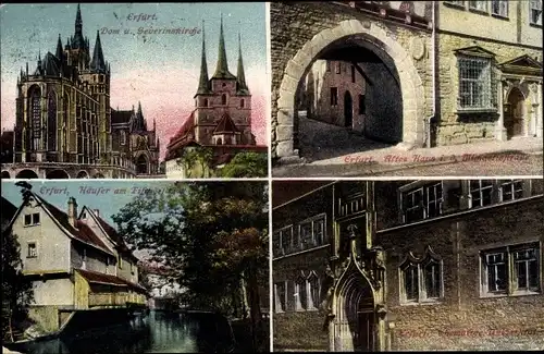 Ak Erfurt in Thüringen, Dom, Severinskirche, Altes Haus