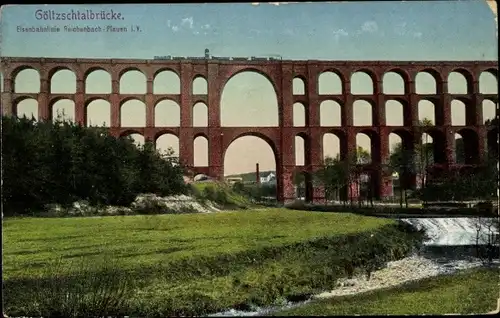 Ak Mylau Reichenbach im Vogtland, Göltzschtalbrücke