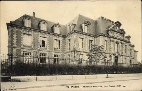 Ak Paris XV Vaugirard, Institut Pasteur