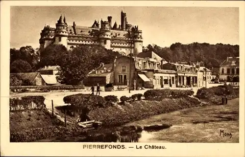 Ak Pierrefonds Oise, Schloss