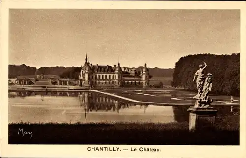 Ak Chantilly Oise, Schloss