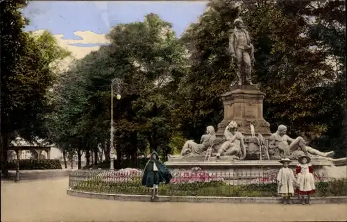 Ak Colmar Kolmar Elsass Haut Rhin, Brustdenkmal