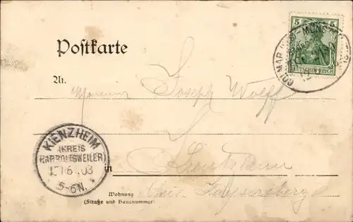 Passepartout Ak Neubois Gereuth Elsass Bas Rhin, Hotel Altenberg