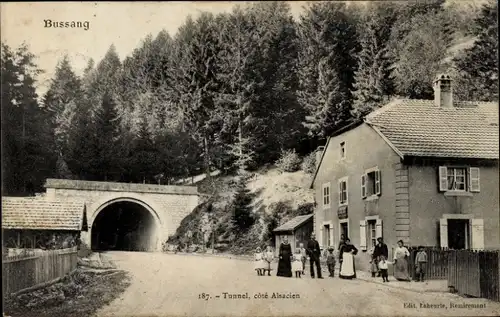 Ak Bussang Vosges, Tunnel, Hotel