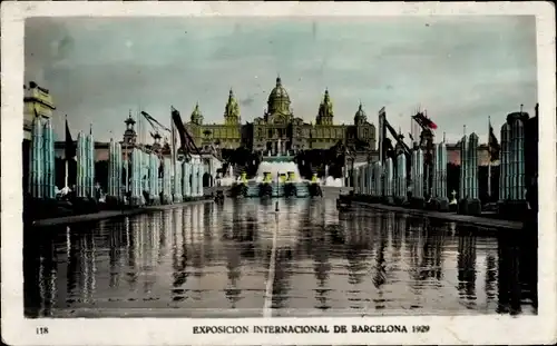 Ak Barcelona Katalonien, Exposition International 1929