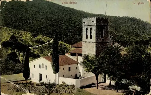 Ak Vallvidrera Barcelona Katalonien, La Iglesia