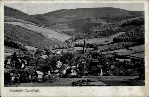 Ak Grevenbrück Lennestadt im Sauerland, Gesamtansicht