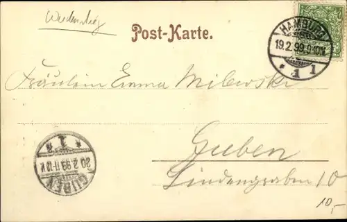 Ak Hamburg Eimsbüttel, Realschule