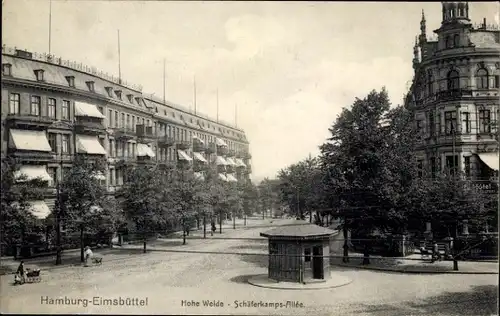 Ak Hamburg Eimsbüttel, Hohe Weide, Schäferkamps Allee