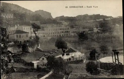 Ak Gibraltar, Teilansicht, South View