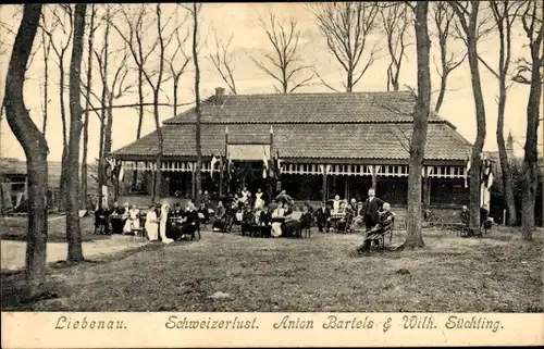 Ak Liebenau an der Weser, Gasthaus Schweizerlust