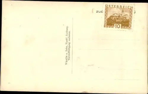 Ak Salzburg in Österreich, Schloss, Saal