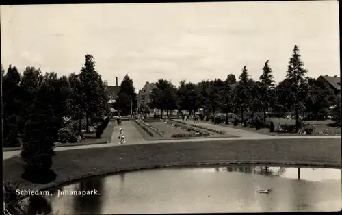 Ak Schiedam Südholland Niederlande, Julianapark