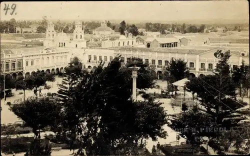 Foto Ak Lima Peru, Gesamtansicht, Platz