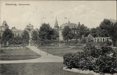 Ak Oldenburg in Niedersachsen, Cäcilienplatz