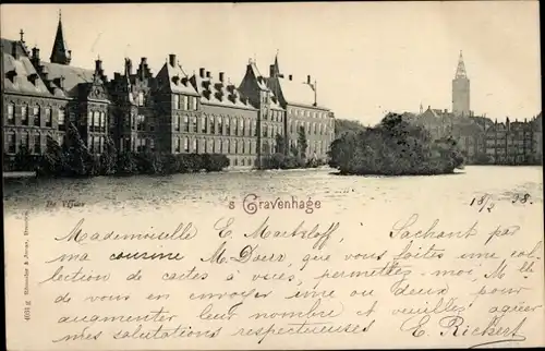 Ak 's Gravenhage Den Haag Südholland, Marktplatz