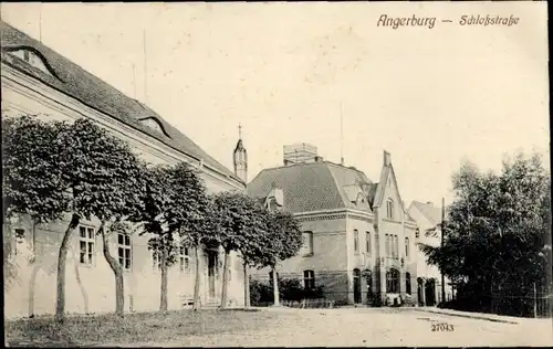 Ak Węgorzewo Angerburg Ostpreußen, Schlossstraße