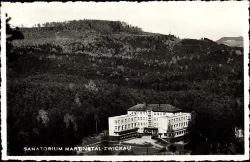 Foto Ak Cvikov Zwickau in Böhmen Region Reichenberg, Martinstal, Sanatorium
